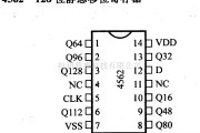 数字电路中的4000系列数字电路,4562,128位静态移位寄存器