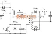 IGBT应用电路中的半桥不对称PWM控制变换器主电路图