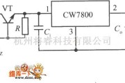 报警控制中的高输入一高输出集成稳压电源电路图