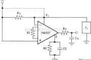 仪表放大器中的由INA337构成的负载电流的高端分流测量电路