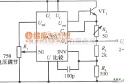 稳压电源中的μA723构成的2～35V、10A可调稳压电源电路图