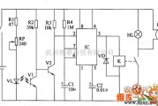 收割播种中的联合收割机仓满提醒器电路图(—)