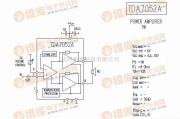 音频处理中的TDA7052A 音响IC电路图