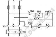 加一只中间继电器的电机缺相保护电路图解
