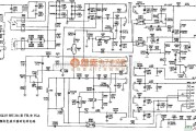 电源电路中的BST-314型TTL和VGA多频彩色显示器的电源电路图