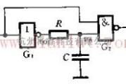 积分型单稳态触发器电路原理图