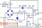 稳压电源中的全自动无触点交流稳压器电路图