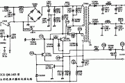 QUICK QM-1493型VGA彩色显示器的电源电路图