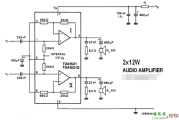 一个立体声音频放大器电路分享