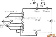传感信号处理中的降低激励电压的（宽带应变信号调理器1B31）电路图