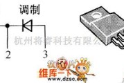 光敏二极管、三极管电路中的晶体二极管DMV1500HFD5内部电路图