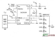 LED电路中的NCP5009驱动白光LED电路图