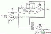 滤波器中的LM356运放组成的三阶不对称滤波器电路图