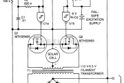 充电电路中的单体太阳能电池充电器工作电路