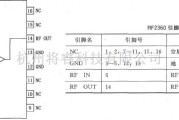 仪表放大器中的RF2360线性通用放大器引脚电路图