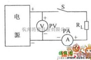 专用测量/显示电路中的电源内阻测试电路图