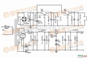 电子镇流器中的电子管前级电源图
