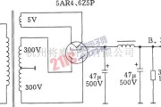 电源电路中的旁热式整流高压整流电路图