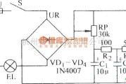 电源电路中的灯用无级调压电路