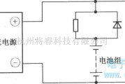 电源电路中的涓充方式的简单示意图