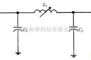 滤波器电路中的三个元件的Ⅱ型低通滤波器电路图