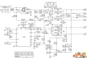 微机电路中的L5991在90 W计算机显示器电源中的应用电路图