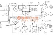 电源电路中的TXD1742连续调节的全自动交流稳压器电路