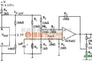 特种集成传感器中的铂热电阻实用放大电路图
