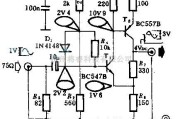 光电显示电路中的利用黑白电视机作为显示终端的接口电路图