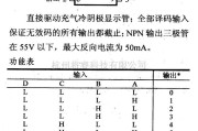 数字电路中的74系列数字电路74141．BCD-十进制译码器／驱动器