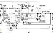 电源电路中的采用LT3710构成的稳压电源电路图