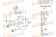 音频处理中的TDA7056 音响IC电路图