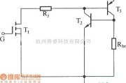 IGBT应用电路中的具有寄生晶体管的IGBT等效电路图