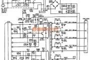 显示器电源中的SUPERSYNC MD-14III、SUPERSYNC PWB-1509二种机型彩色显示器的电源电路图