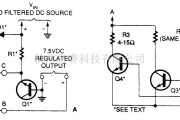 控制电路中的废弃晶体管调节器
