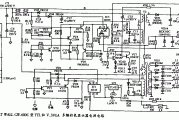 GREAT WALL GW-600C型TTL和V、SVGA多频彩色显示器的电源电路图