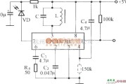 红外线热释遥控中的μPC1373H的应用电路