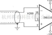 仪表放大器中的INA110变压器耦合放大电路