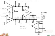 仪表放大器中的增益可调的差动输入仪表放大器电路图