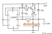 稳压电源中的LM105,集成功率管LM195构成的4．5～34V、lA可调稳压电源电路图