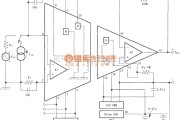 耦合隔离放大中的由3656构成的两通道单电源反相增益电路