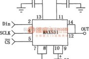 调制、阻抗变换电路中的MAX531 12位D／A转换器