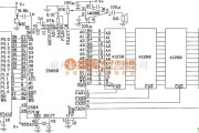 语音电路中的语音合成芯片T6668和单片机8031的接口电路图