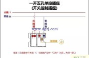 一位五孔插座接线图_一开五孔单控插座实物接线图