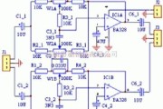 音频电路中的利用BA328制作的音调控制电路原理图