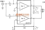 集成音频放大中的由LM4730／4731构成的电桥输出音频功率放大电路