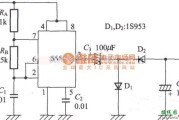 模拟电路中的使用Timer IC555的负电压发生电路图