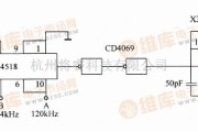 振荡电路中的反相器振荡电路图