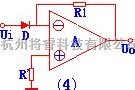 对数/跨导放大电路中的指数运算电路图