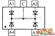 光敏二极管、三极管电路中的晶体二极管MMBD4448HSDW内部电路图